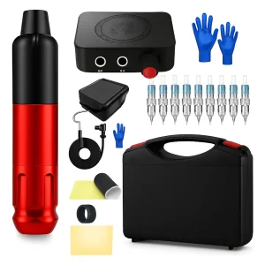 KIT MAQUINA DE TATUAR CON ACCESORIOS
