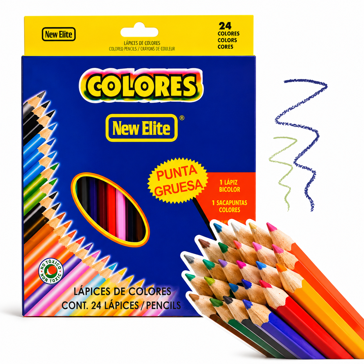Imagen de PAQUETE 24 COLORES NEW ELITE