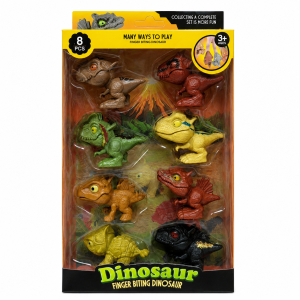 SET 8 DINOSAURIO QUE MUERDE JUGUETE