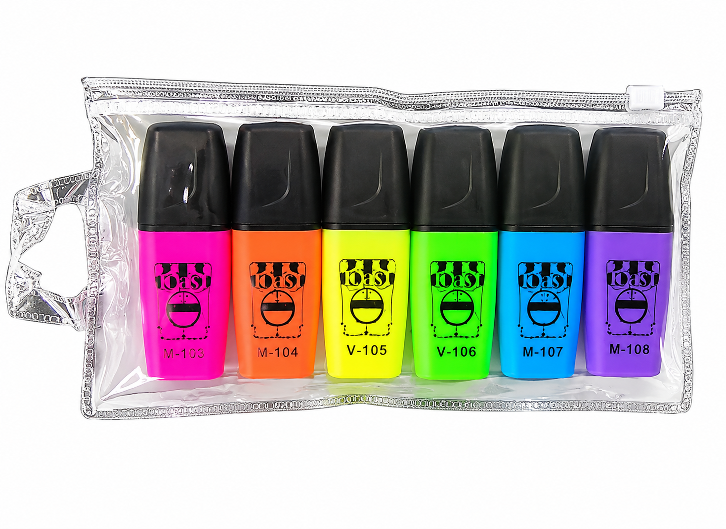 Imagen de SET 6 MARCATEXTOS COLORES M-808