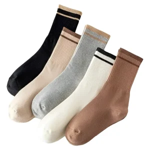 PAQUETE 5 CALCETINES DE MODA TUBO MEDIO