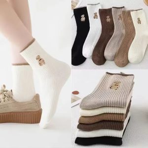 PAQUETE 5 CALCETINES OSITO UNISEX