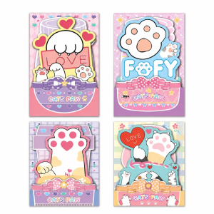 NOTAS ADHESIVAS GATITOS KAWAII