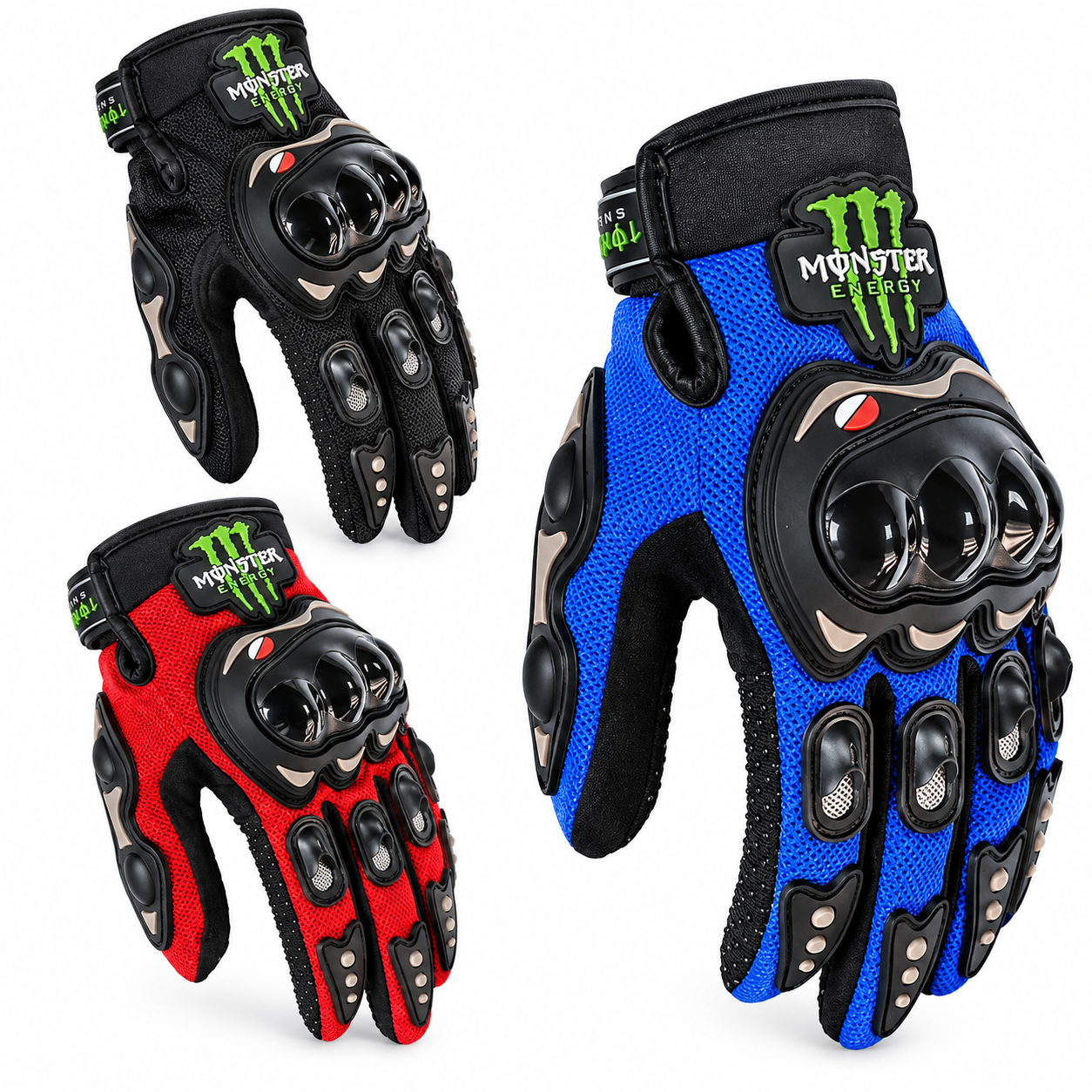 Imagen de PAR GUANTES MOTOCICLISTA MARCAS