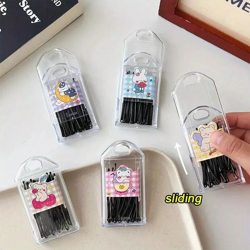 Imagen de DOCENA ESTUCHE PASADOR PARA CABELLO