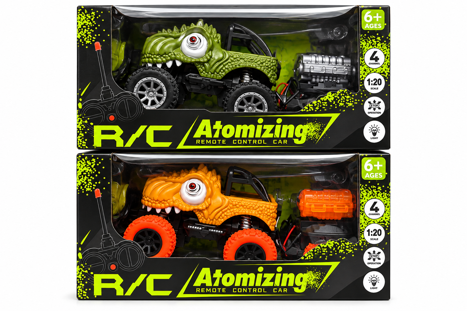 Imagen de CARRO DINO A CONTROL HUMO LED