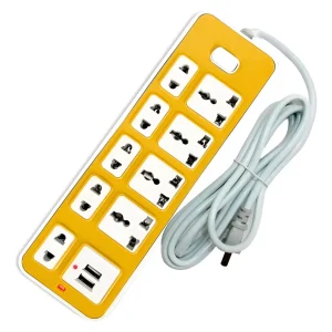 MULTICONTACTO 9 PUERTOS + 2 USB REFORZADO CZ8105