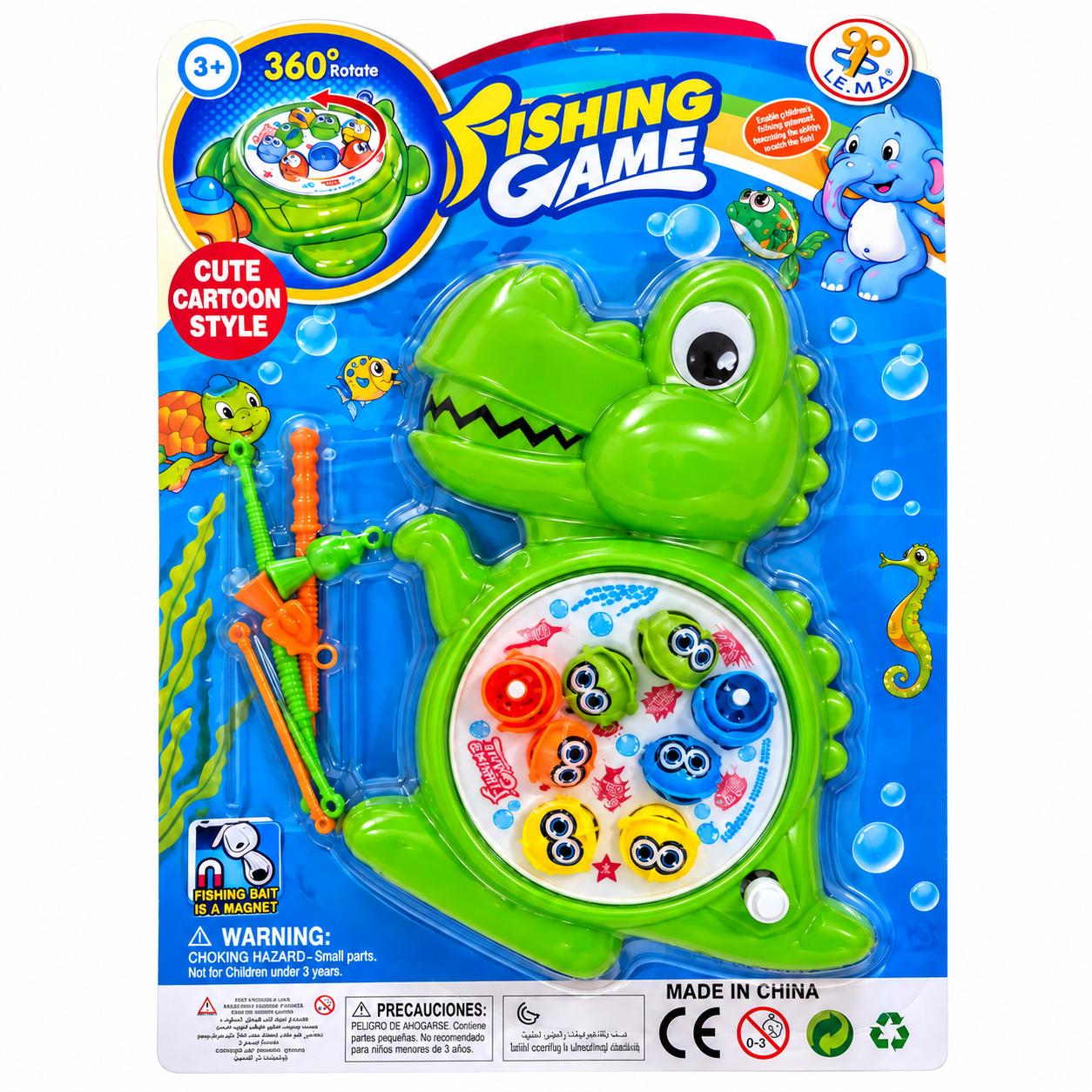 Imagen de JUEGO DE PESCA DINOSAURIO EN BLISTER